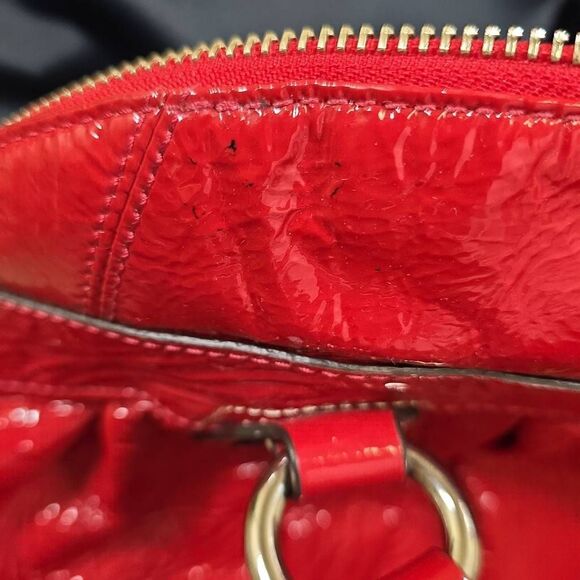 Coach RARE Limited Edition Poppy Patent with Flower Large Tote - Picture 16 of 16